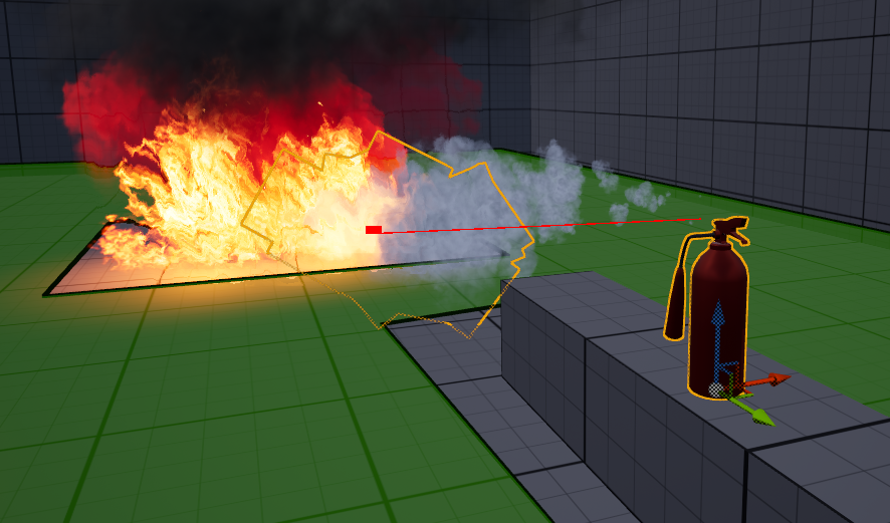 Fireextinguisher in my test room